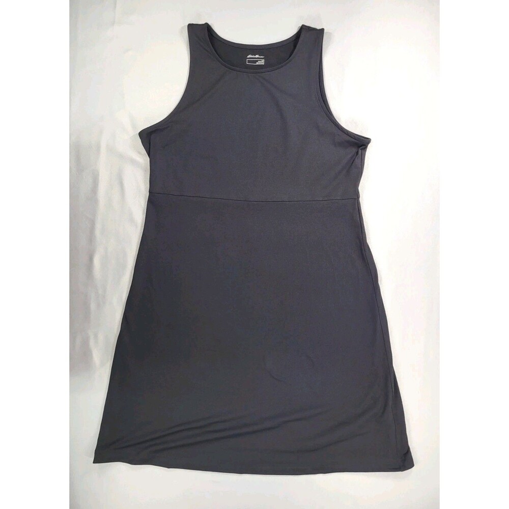 Eddie Bauer Women's Aster Sleeveless Empire-Waist Dress Black Size M